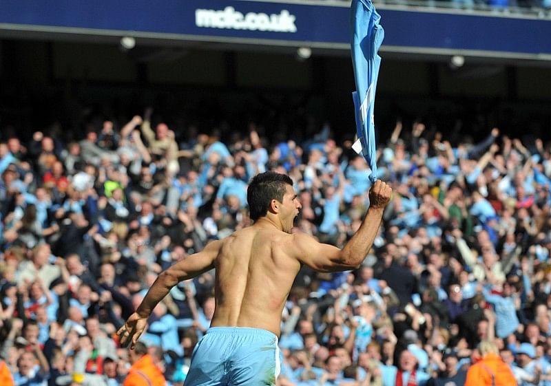 Man City Sergio Aguero QPR goal 2012